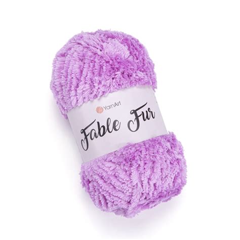 Yarnart Fable Fur 978 Lilac Our Little Craft Co Crochet And Macrame