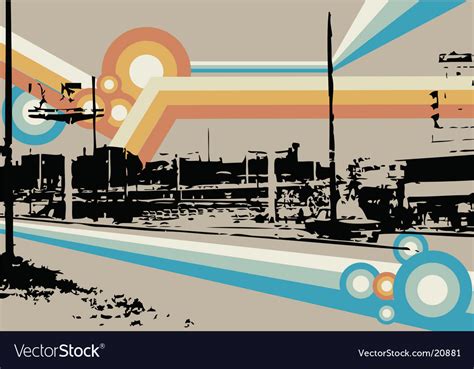 City landscape Royalty Free Vector Image - VectorStock