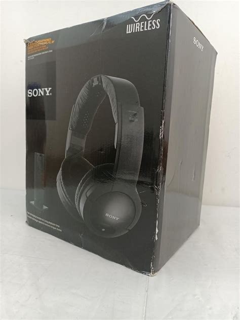 Sony MDRRF985RK Wireless RF Headphone Black EBay