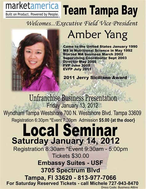 Market America Florida Local Seminars - January 2012 | Internet Home