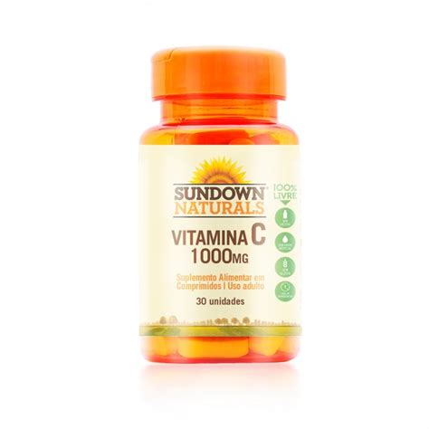 Suplementos Vitamina C 1000mg Sundown 30 Cápsulas