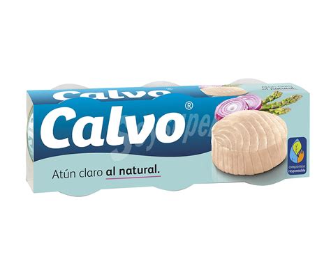 Calvo At N Claro Al Natural Sin Aceite Lata De G Pack De