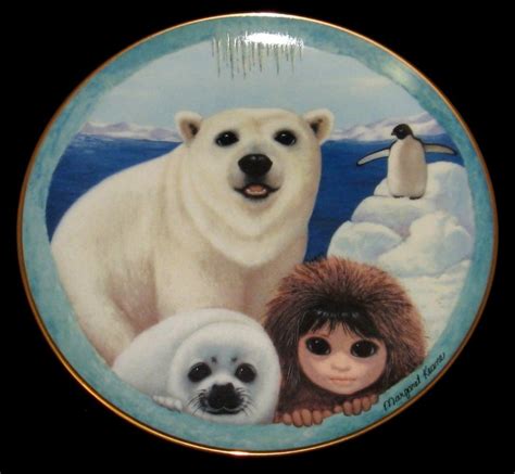 Pu S Polar Playground Collectors Plate By Margaret Keane