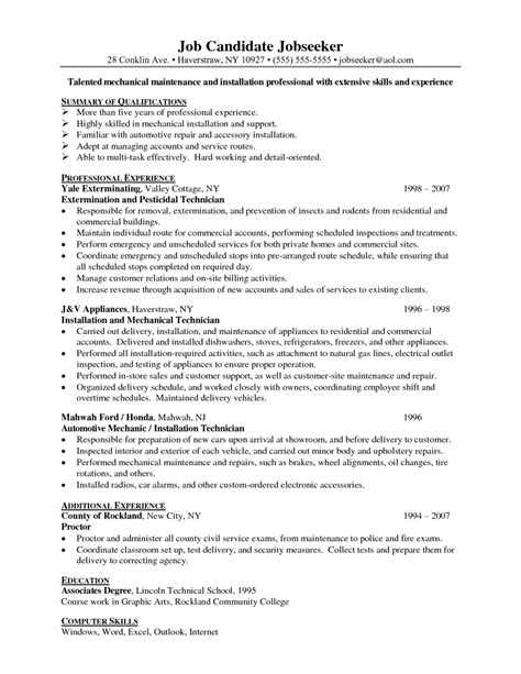 Facility Maintenance Resume Examples Facility Maintenance Resume