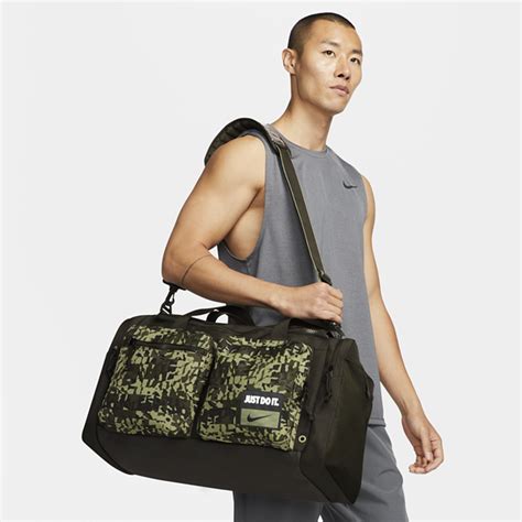 Nike Utility Power Printed Training Duffel Bag Medium 51l Green