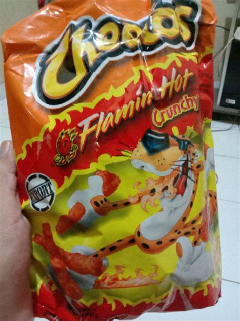 Cheetos Crunchy Flaming Hot Flamin Hot Jalapeno Puffs Gr Shopee Indonesia