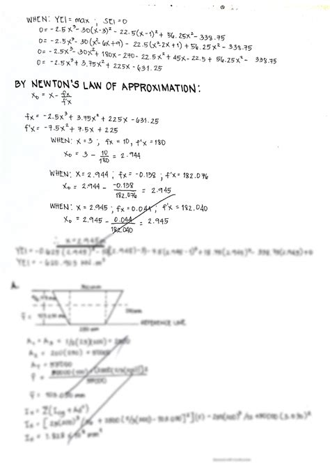 Solution Beam Deflection By Double Integration Method With Newtons Law