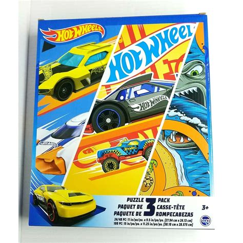 Hot Wheels Jigsaw Puzzle Pack Pieces Nokomis FunShop