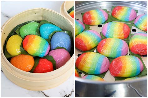 Ji Xiang Confectionery Rainbow Handmade Ang Ku Kueh From Popular Kueh