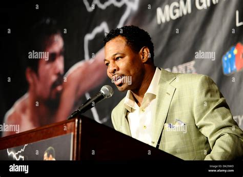 Feb 10 2011 Beverly Hills California USA Sugar Shane Mosley Talks