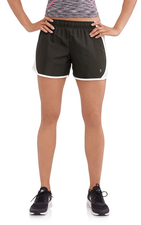 Women's Active Woven Running Shorts With Built-In Liner - Walmart.com