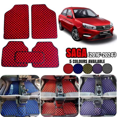 PROTON SAGA CARPET 5pcs Set For Proton Saga 2016 2024 Thai Style