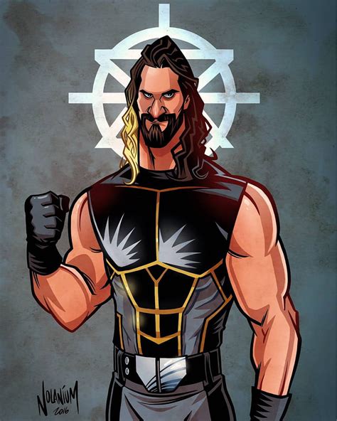 Wwe Seth Rollins By Lxkky Wwe Cartoon Hd Phone Wallpaper Pxfuel