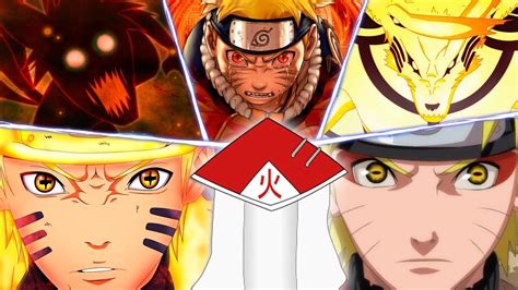 TODAS AS TRANSFORMAÇÕES DO NARUTO UZUMAKI Player Solo YouTube