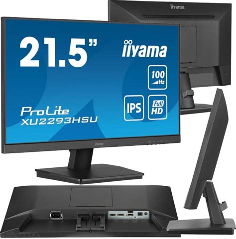 Monitor LED IIYAMA XU2293HSU B6 22 Cale IPS 1ms 100HZ HDMI DisplayPort