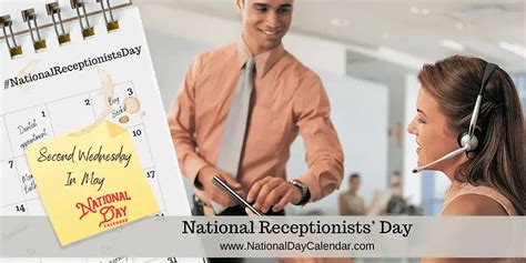 DÍA NACIONAL DEL RECEPCIONISTA Segundo miércoles de mayo Día