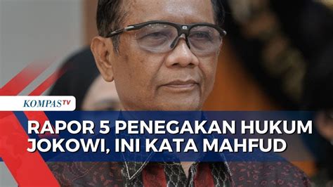 Ganjar Beri Skor 5 Soal Penegakan Hukum Jokowi Mahfud Sesudah Putusan