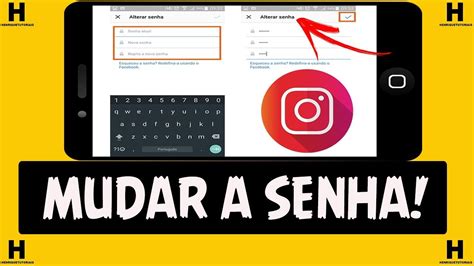 Como Mudar A Senha Do Instagram Youtube