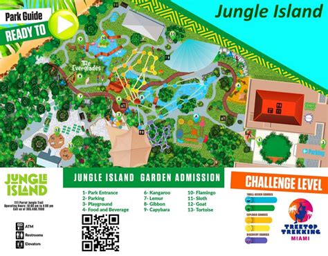 Jungle Island Map - Miami - Ontheworldmap.com