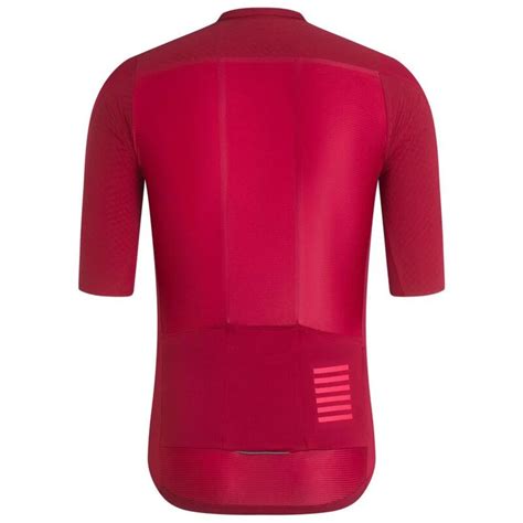 Rapha Mens Pro Team Aero Jersey Dark Red Red Sportpursuit