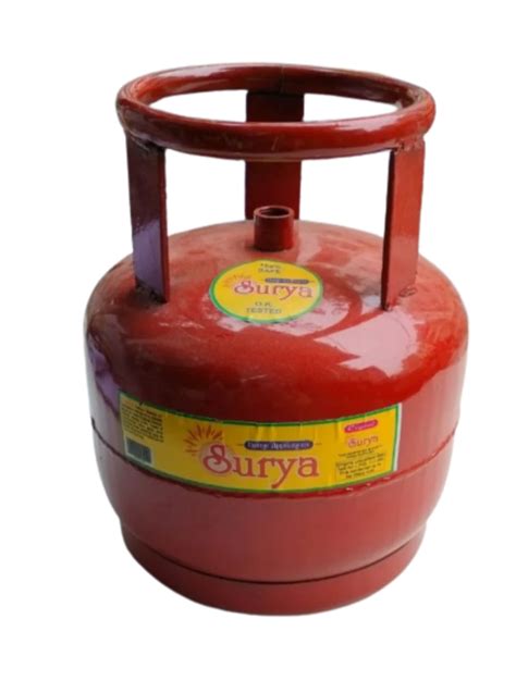 Surya 5kg Lpg Gas Cylinder Packaging Size 16x10 Inch 3 2 Kg At 365