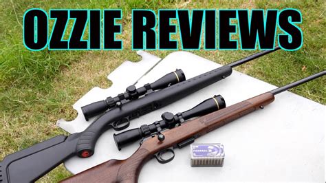 CZ 457 Vs Ruger American 22WMR Head To Head Accuracy Test YouTube