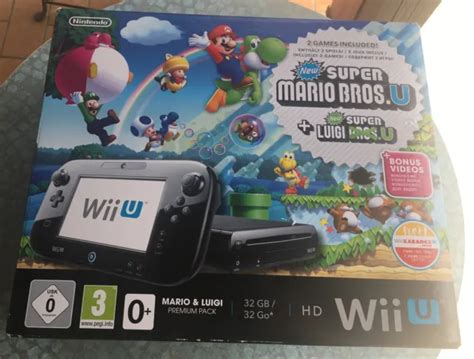 Console Nintendo Wii U Go New Super Mario Bros U Luigi Sans Cable