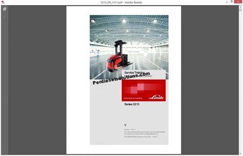 Linde Forklift Service Manual 2019 PDF - PerDieselSolutions