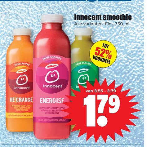 Innocent Smoothie Ml Aanbieding Bij Dirk