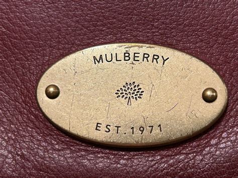 Vintage Mulberry Continental Oval Plaque Soft Grain Leather Purse Ebay