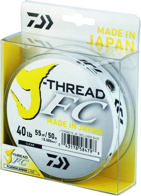 Daiwa J Thread FC Fluorocarbon 100m 110 YD 0 18mm 4lb Fluorocarbon