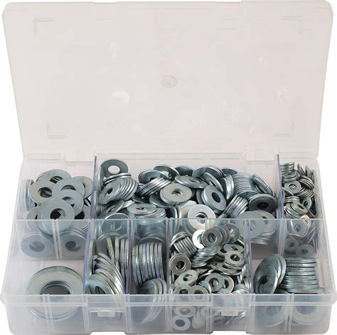 Connect 31863 Assorted Form C Flat Washers Box 800pc Amazon Co Uk