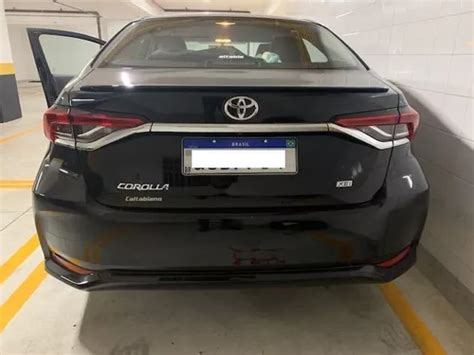 Aerofólio Traseiro Slim Black Piano Toyota Corolla 2023 Parcelamento