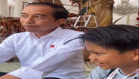 Pesan Penting Jokowi Untuk Penyanyi Cilik Farel Prayoga Sebelum Bikin