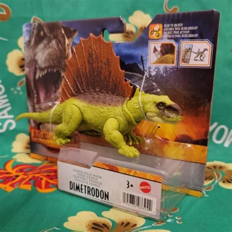 Figurine Jurassic World Dominion Ferocious Pack Dimetrodon 2022 Neuf Dinosaure Eur 21 90