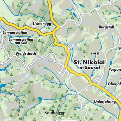 Sankt Nikolai Im Sausal Stadtpl Ne Und Landkarten