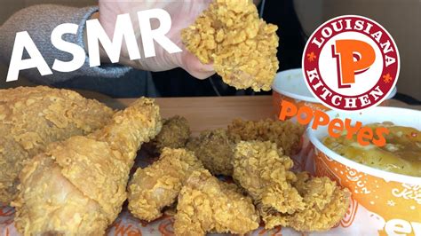 Asmr Popeyes Chicken Nuggets Fried Chicken Mashed Potatoes Mukbang