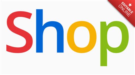 Shop Logotipo Ebay Generador De Efectos De Texto