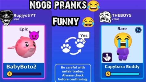 Pk Xd Noob Prank I Become Noob Part Pk Xd Pet Trade Funny