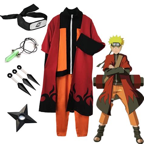 Naruto Cosplay Costume Uzumaki Kakashi Clothing Shippuden Second