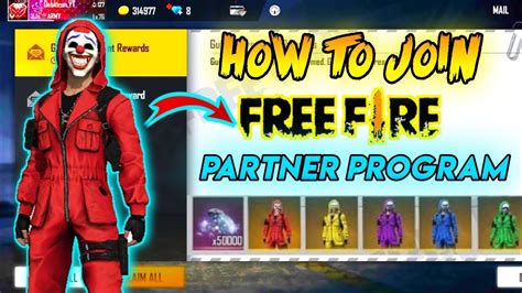 How To Join Free Fire Partner Program Free Fire Partner