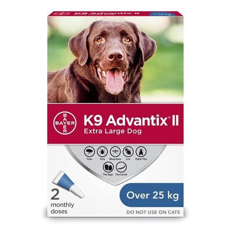 K9 Advantix Ii Dogs Complete Protection Tick And Flea For Dogs Over 25