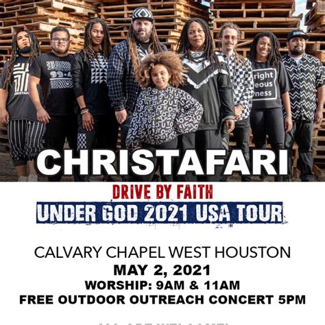 Bandsintown Christafari Tickets Calvary Chapel West Houston May 02