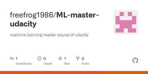 Github Freefrog Ml Master Udacity Machine Learning Master Course