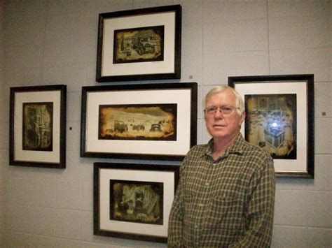 Harald Hoiland with his art; Harald Hoiland's photography exhibit at ...