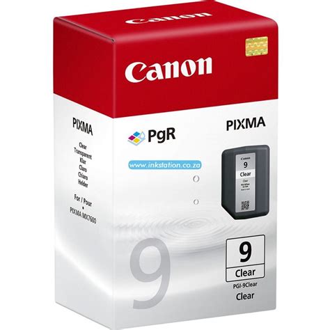 Original Canon PGI 9CO Clear Ink Cartridge Chroma Optimiser Ink Station