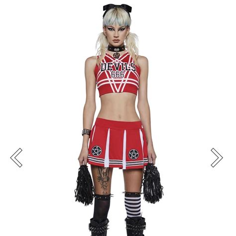 Dolls Kill Halloween Cheerleader Costume Comes With Depop