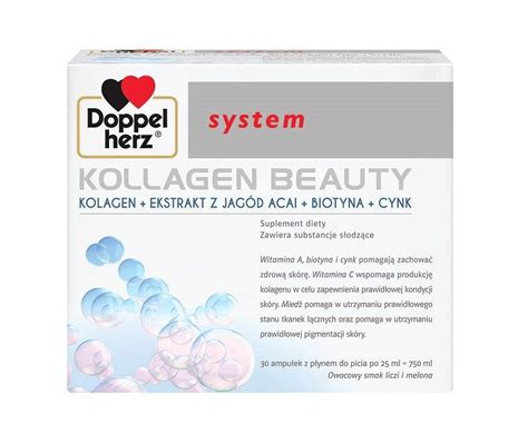 Doppelherz System Kolagen Beauty Ampu Ki Do Picia Sztuk