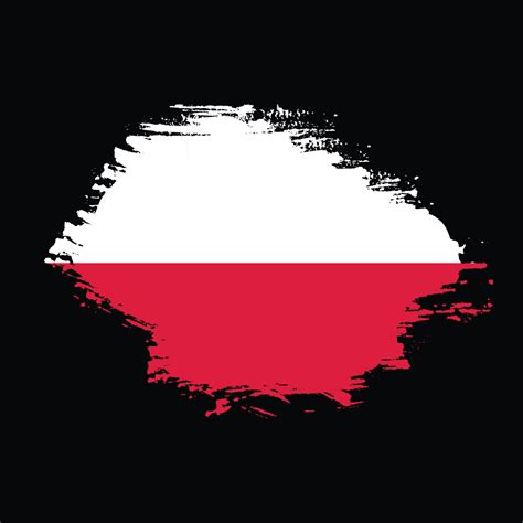 Vintage style Poland flag vector design 16854609 Vector Art at Vecteezy