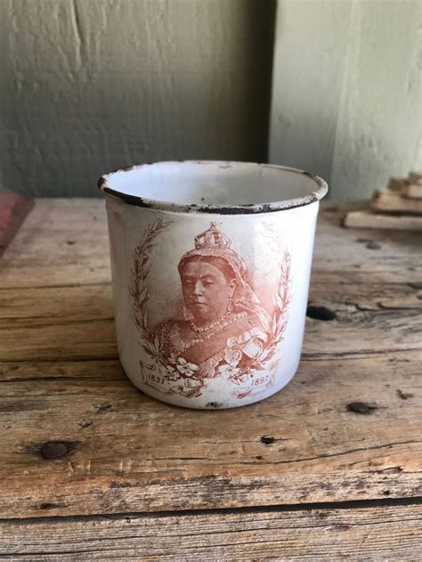 Queen Victoria Diamond Jubilee Enamel Mug